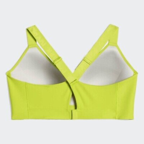 ADIDAS Women's IVY PARK x PELOTON Shock Lime BR Tape Bra HG0591 NWT - Picture 4 of 8